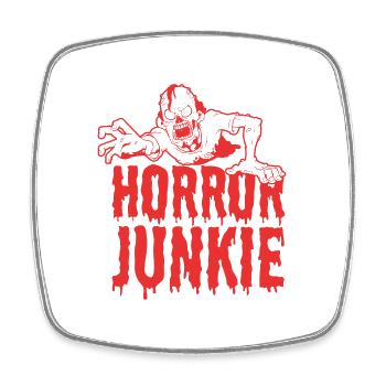 film d’horreur film d’horreur film d’horreur cadeau - Magnet carré - blanc - Devant