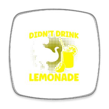 Lemonade Stand Lemon Juice Lemonade Shop - Square fridge magnet - white - Front