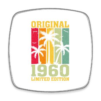 Original limited edition of 1960 - Square fridge magnet - white - Front