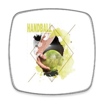 Handball Handball Player Handball Sport Fan - Square fridge magnet - white - Front