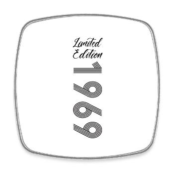 Édition limitée 1969 - Magnet carré - blanc - Devant