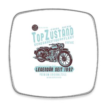 1997 Biker Top Zustand, Legendär, Legende, Bike, - Viereckiger Kühlschrankmagnet - Weiß - Vorne