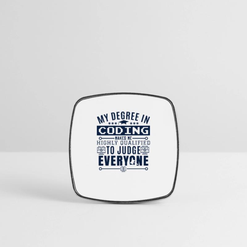 Coder | Programmer | Software Developer Square fridge magnet