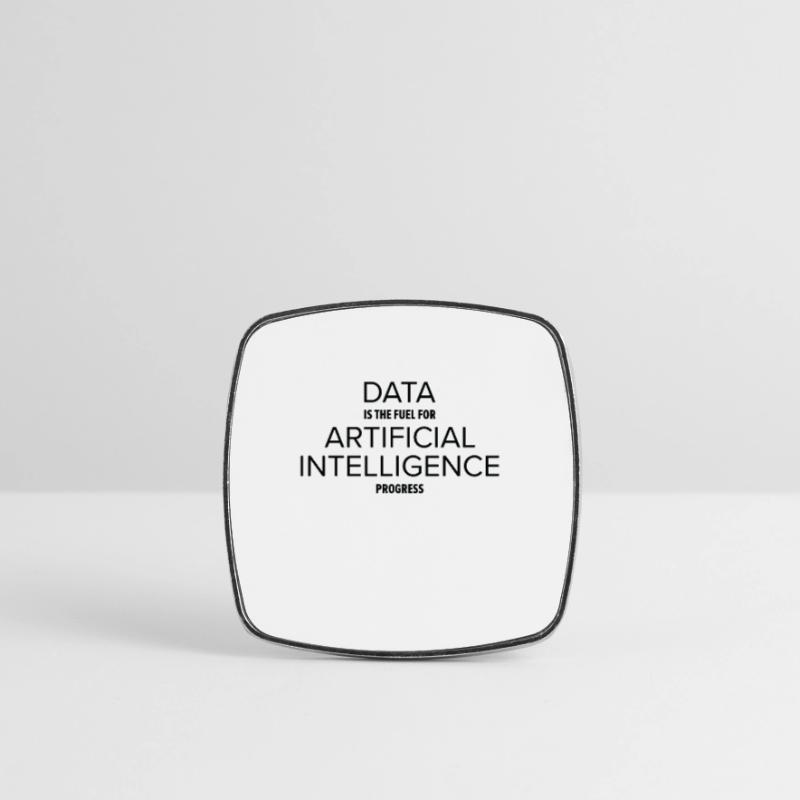 Artificial Intelligence Progress Machine Learning Square fridge magnet