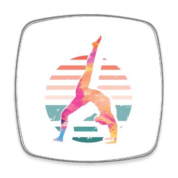 Gymnastics | Gymnastics Gymnastics Girls Women - Square fridge magnet - white - Front