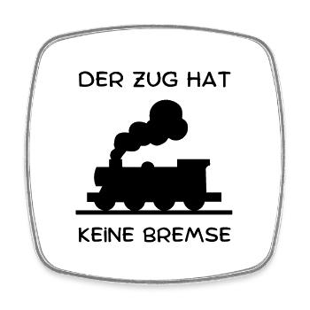 Partyspruch für Malle, Karneval ect. - Kostümidee - Viereckiger Kühlschrankmagnet - Weiß - Vorne