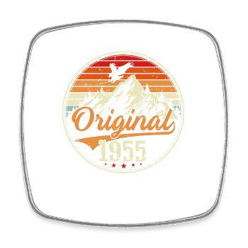 Retro Vintage 1955 - 67ème Anniversaire Grand-père - Magnet carré - blanc - Devant