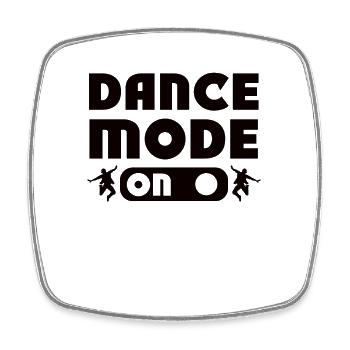 Mode Danse Pour Danseur Danseur Musique De Fête Sports - Magnet carré - blanc - Devant