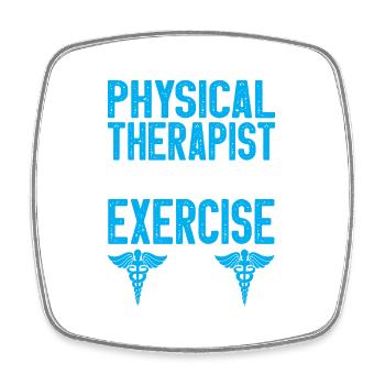 Physiotherapy Physiotherapist Physio - Square fridge magnet - white - Front