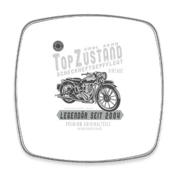 2004 Biker Top Zustand, Legendär, Legende, Bike, - Viereckiger Kühlschrankmagnet - Weiß - Vorne
