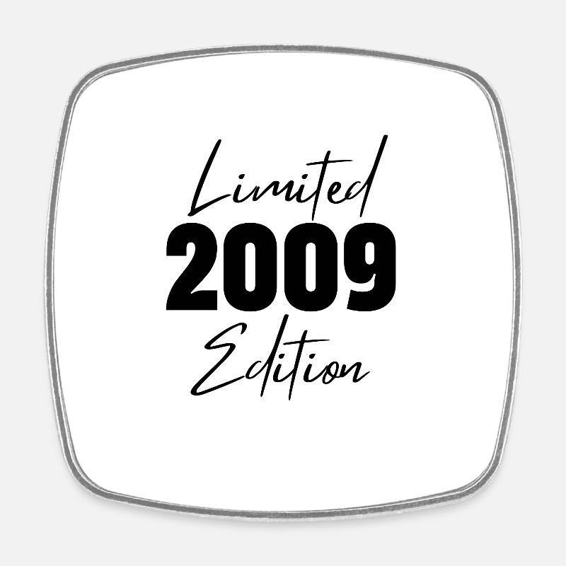 2009 Limited Edition - Square fridge magnet - white