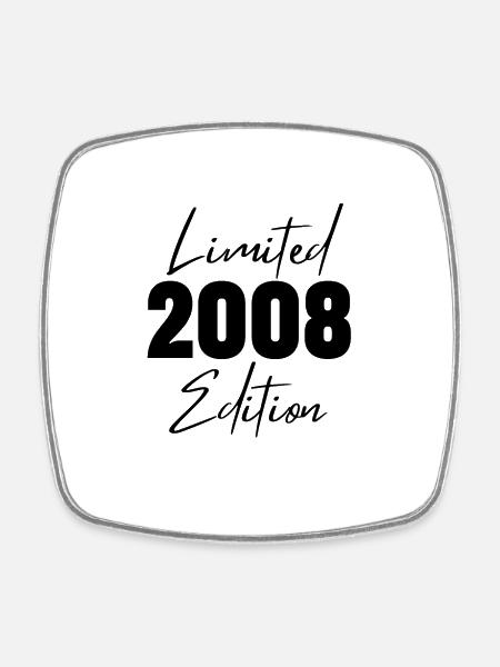 2008 Limited Edition - Viereckiger Kühlschrankmagnet - Weiß