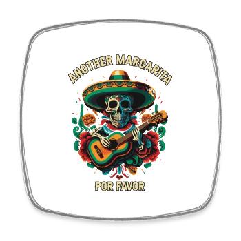 Une autre Margarita Por Favor Margarita Buveur Alco - Magnet carré - blanc - Devant