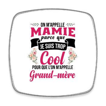On M'Appelle Mamie - Magnet carré - blanc - Devant