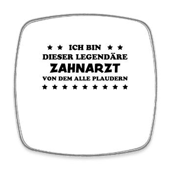 Zahnarzt Lustiger Spruch Job Zahnmedizin Geschenk - Viereckiger Kühlschrankmagnet - Weiß - Vorne