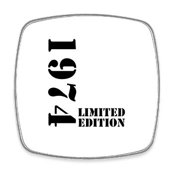 1974 édition limitée cadeau d’anniversaire femme mari - Magnet carré - blanc - Devant