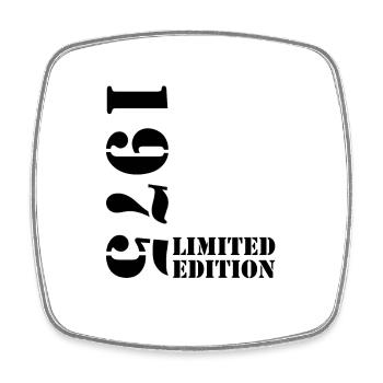 1975 édition limitée anniversaire cadeau femme mari - Magnet carré - blanc - Devant
