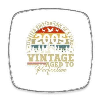 2005 Limited Edition - Viereckiger Kühlschrankmagnet - Weiß - Vorne