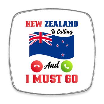 Culture Nouvelle-Zélande Kiwi Bird Vacances en Nouvelle-Zélande - Magnet carré - blanc - Devant