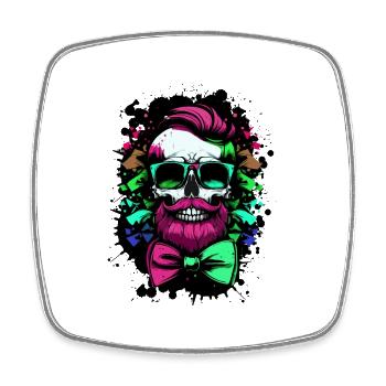 JGA Crew Skeleton Bachelor Bachelor Stag Party - Magnet carré - blanc - Devant