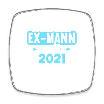 Weltbester Ex-Mann seit 2021 Scheidungs - Viereckiger Kühlschrankmagnet - Weiß - Vorne