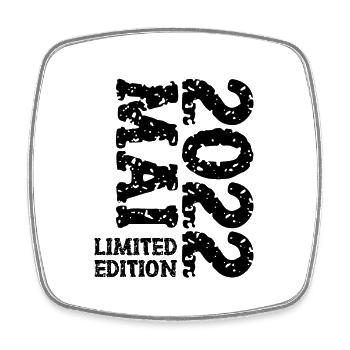 2022 Mai Limited Edition Geburtstag Geschenk - Viereckiger Kühlschrankmagnet - Weiß - Vorne