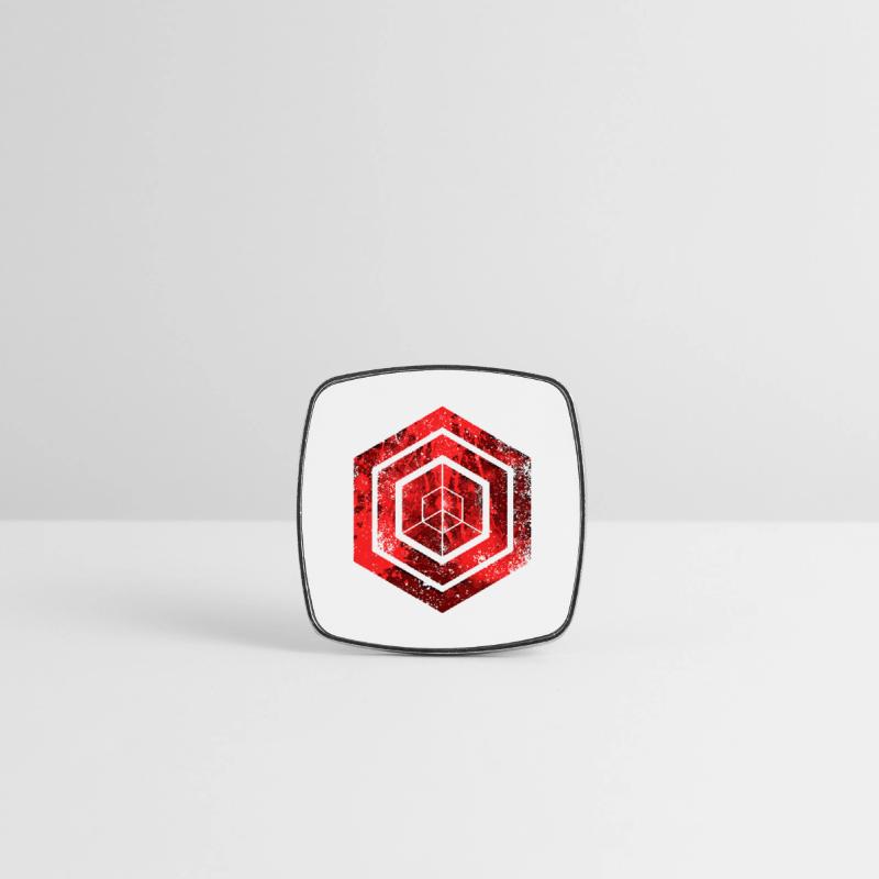 Viereckiger Kühlschrankmagnet