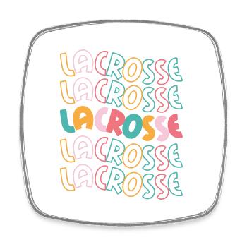 Lacrosse Sport Sport Ball I Gift - Square fridge magnet - white - Front