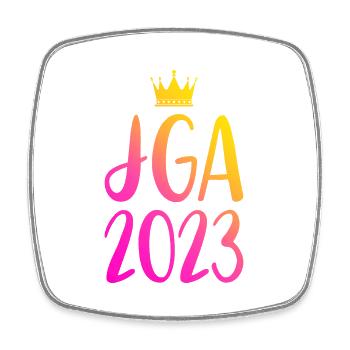 Jga 2023 Junggesellenabschied - Viereckiger Kühlschrankmagnet - Weiß - Vorne