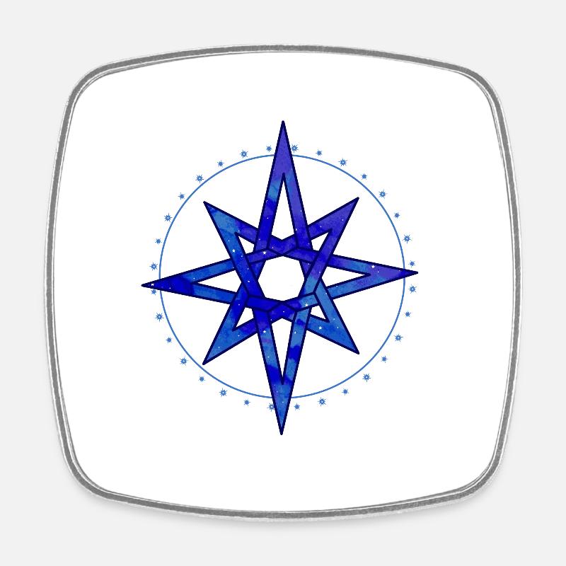 Stars - Star - Graphisme - Design graphique - Magnet carré - blanc