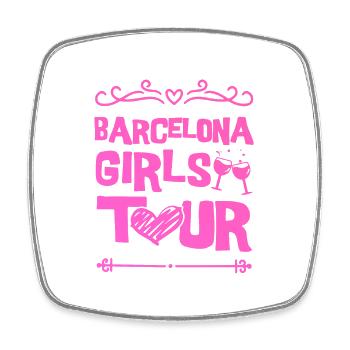 Barcelona Party Team - Square fridge magnet - white - Front