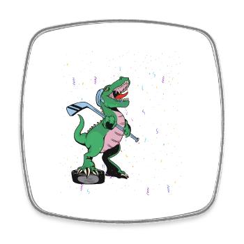Rawr I’m - 7 7ème anniversaire T Rex Dinosaur - Magnet carré - blanc - Devant