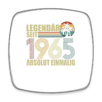 1965 | Vintage Legendär seit 1965 Jubiläum - Viereckiger Kühlschrankmagnet - Weiß - Vorne