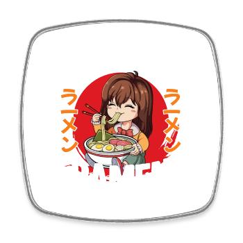 Mais d’abord Ramen - Magnet carré - blanc - Devant