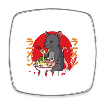 Mais d’abord Ramen - Magnet carré - blanc - Devant