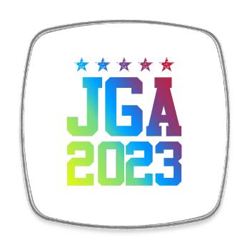 Jga 2023 Junggesellenabschied - Viereckiger Kühlschrankmagnet - Weiß - Vorne