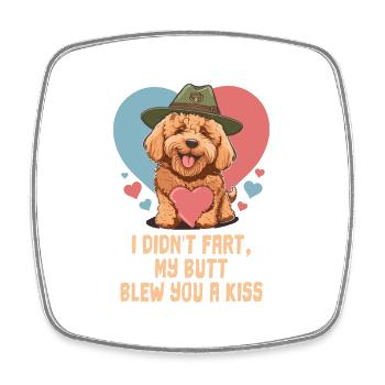 I Didn't Fart Funny Goldendoodle Dad Doodle Mom - Viereckiger Kühlschrankmagnet - Weiß - Vorne