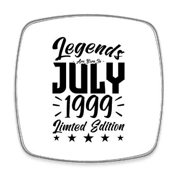 Naissance En Juillet 1999. Cadeau d'anniversaire. - Magnet carré - blanc - Devant