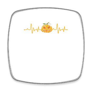 Kürbis Herzklopfen Halloween Party Herbst Herbst - Viereckiger Kühlschrankmagnet - Weiß - Vorne