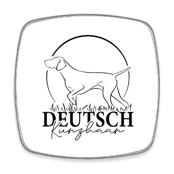 Deutsch Kurzhaar Jagdhunde Hund Wilsigns - Viereckiger Kühlschrankmagnet - Weiß - Vorne