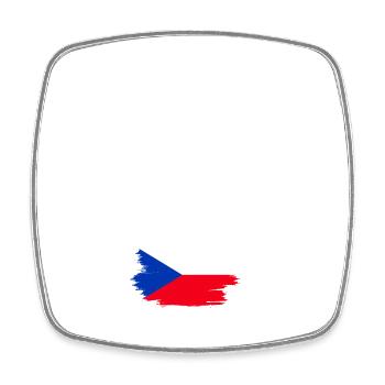 Je Peux Pas J'me Barre Au République Tchèque - Magnet carré - blanc - Devant
