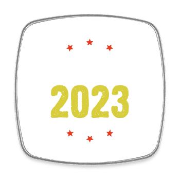 Thaïlande 2023 - Magnet carré - blanc - Devant