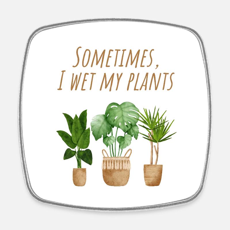 Planter - Magnet carré - blanc