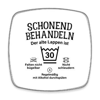30. Geburtstag Schonend Behandeln Alte Lappen 30 - Viereckiger Kühlschrankmagnet - Weiß - Vorne