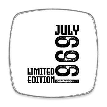 Gift July 1969. Birthday July 1969. - Square fridge magnet - white - Front