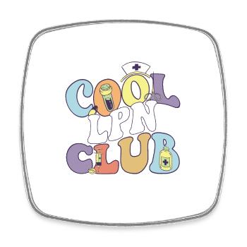 Cool Lpn Club Registered Nurse Medical - Viereckiger Kühlschrankmagnet - Weiß - Vorne