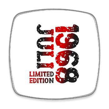 1968 Juli Limited Edition Geburtstag Geschenk - Viereckiger Kühlschrankmagnet - Weiß - Vorne