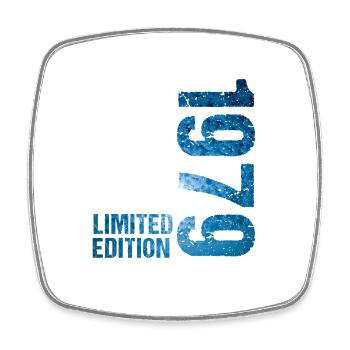 18 JAHRE 18. GEBURTSTAG LIMITED EDITION 1979 - Viereckiger Kühlschrankmagnet - Weiß - Vorne