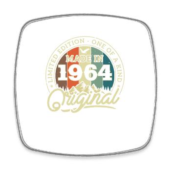 Gift Birthday 1964 - Square fridge magnet - white - Front