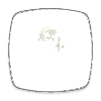Halloween Llama Animal Zookeeper Spooky Zoo Family - Magnet carré - blanc - Devant